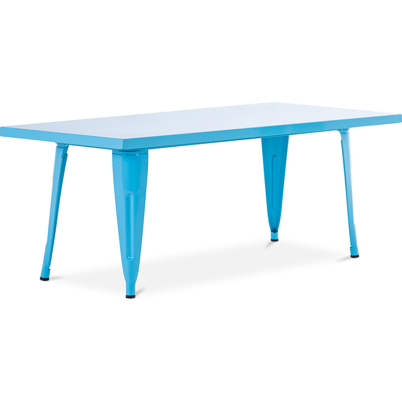 Table rectangulaire pour enfants – design industriel – 120 cm – Stylix