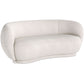 Curved Sofa - 3 Seater - Boucle Fabric - Curvy - gallery 4