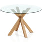 Round Dining Table - 120CM - Glass  - Tauwa - gallery 3