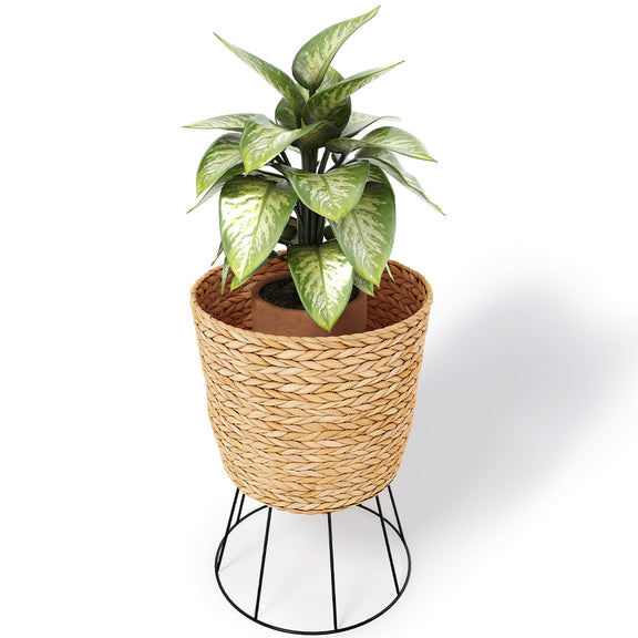 Round Floor Planter - Boho Style - 46 CM - Firna - gallery 2