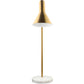 Modern Gold Floor Lamp in Metal and Marble – Quely