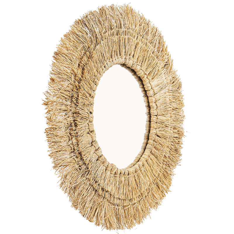 Miroir mural - Design rond Boho Bali (60 cm) - Ais
