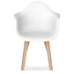 Dining Chair with Armrests - Scandinavian Style - Dominic - gallery 3