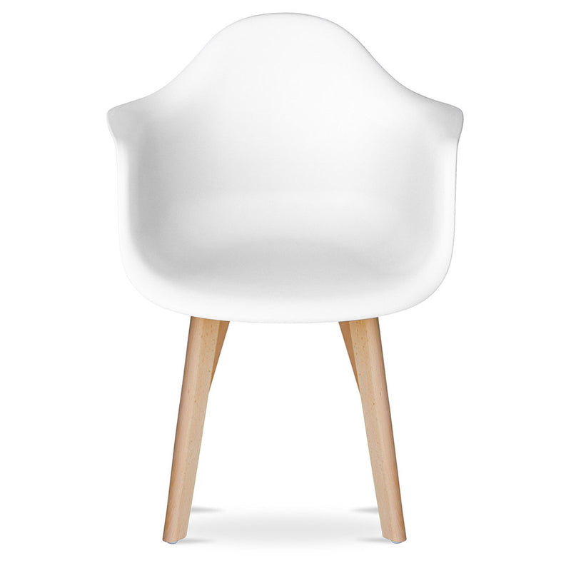 Dining Chair with Armrests - Scandinavian Style - Dominic - gallery 3