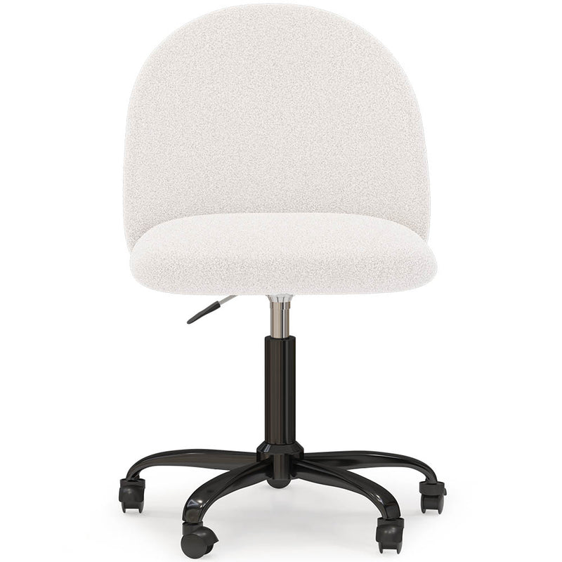 Upholstered Office Chair - Bouclé - Evelyne