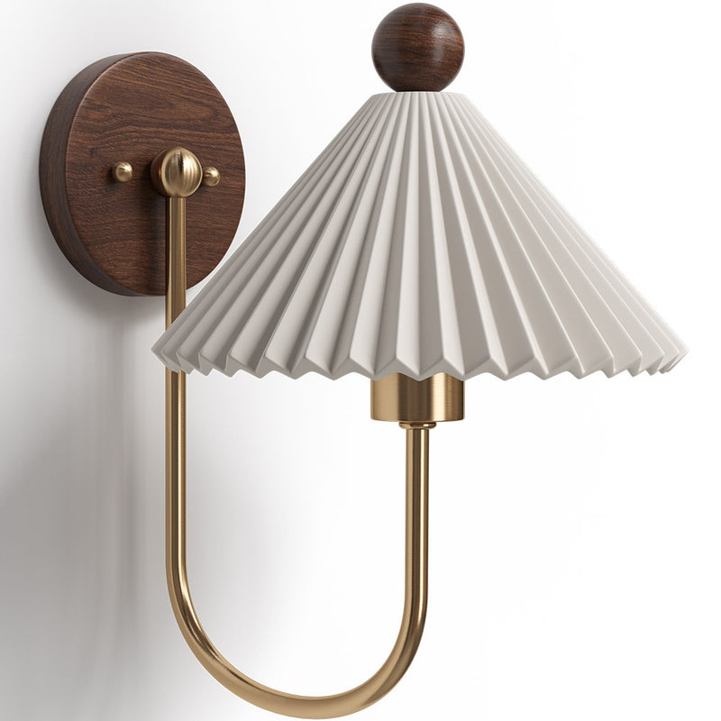 Wall Lamp Aged Gold - Vintage Wall Sconce - Rubi