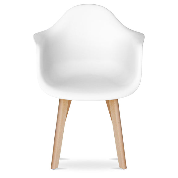 Dining Chair with Armrests - Scandinavian Style - Dominic - gallery 3