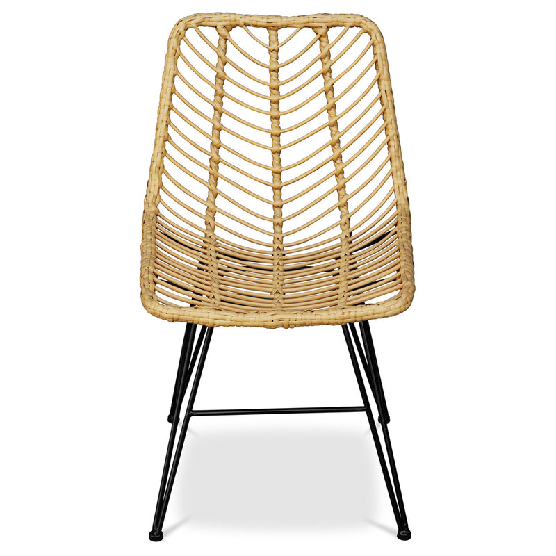 Synthetic wicker dining chair - Mia - gallery 5
