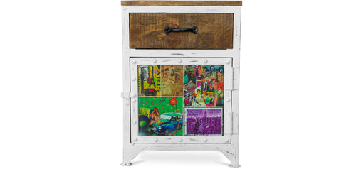 Printed Nightstand - Wood - Colin - gallery 2