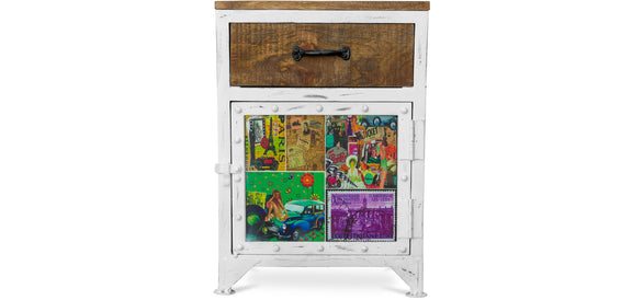 Printed Nightstand - Wood - Colin - gallery 2