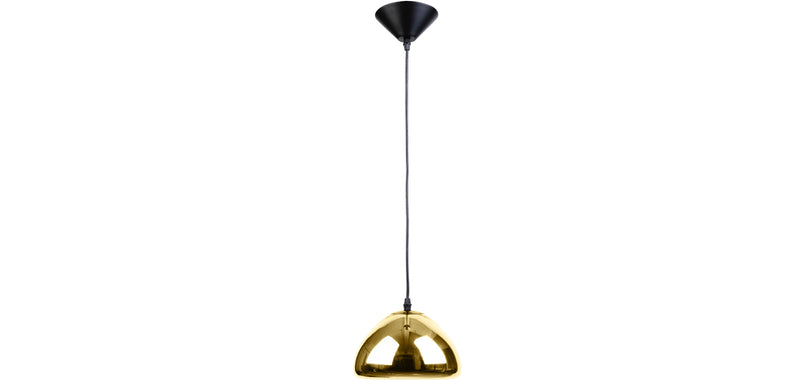 Lampe de plafond design - Lampe suspendue en métal chromé - 18 cm - Nullify