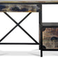 Wooden Desk with Drawers - Industrial Design - Nashville