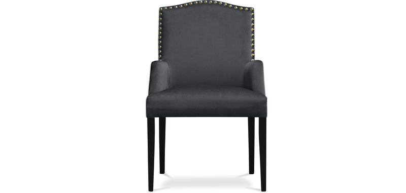 Silla de comedor Charlotte de estilo barroco - Terciopelo