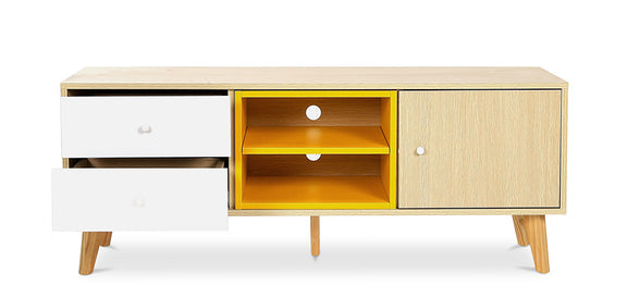 Wooden TV Stand - Scandinavian Design - Daven - gallery 2