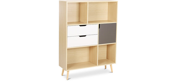 Wooden Bookshelf - Scandinavian Design - Pol - gallery 3