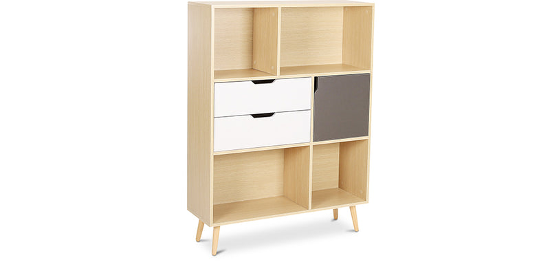 Wooden Bookshelf - Scandinavian Design - Pol - gallery 3