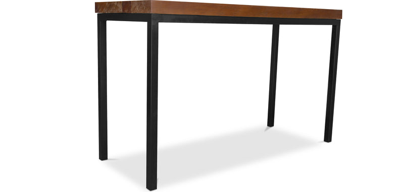 Industrial bar table - 150cm - Wood and metal - gallery 2