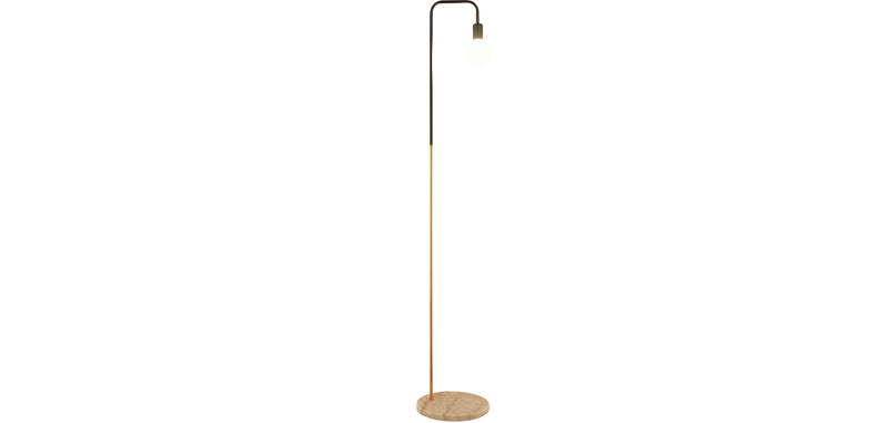 Lampadaire avec Base en Marbre - Lampe de Salon - Carlo