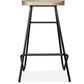 Barhocker - Industrielles Design - Holz und Metall - 75 cm - Inteus