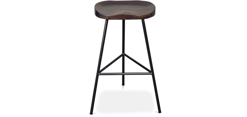 Barhocker - Industrielles Design - Holz und Metall - 73 cm - Kangee