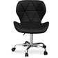 Chaise de bureau à roulettes - Chaise de bureau pivotante - Tapissée en simili cuir - Wito
