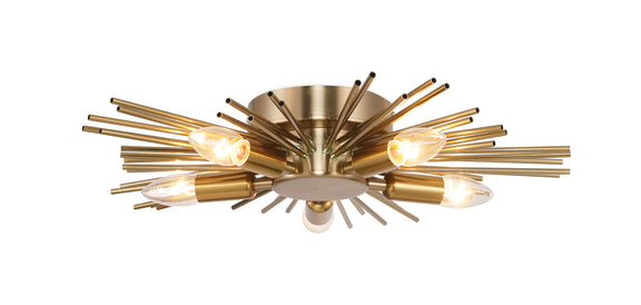 Lydia wall lamp with 5 bulbs - Metal - gallery 5
