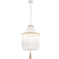 Lampa sufitowa z drewnianymi kulami - Lampa wisząca w stylu boho Bali - Lawan