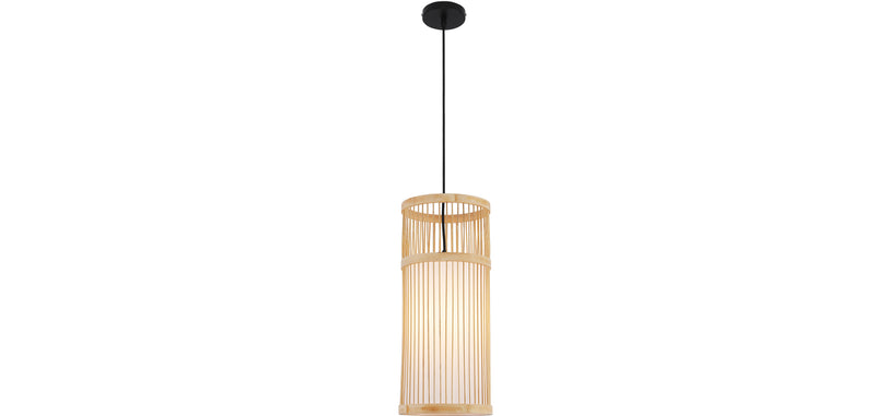 Lustre de plafond en bambou - Suspension de style Boho Bali - Lawan