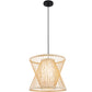 Lampe de plafond en bambou - Lampe suspendue de style boho Bali - Ketut