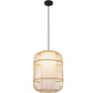 Lampe de plafond en bambou - Lampe suspendue au stile Boho Bali - Mane