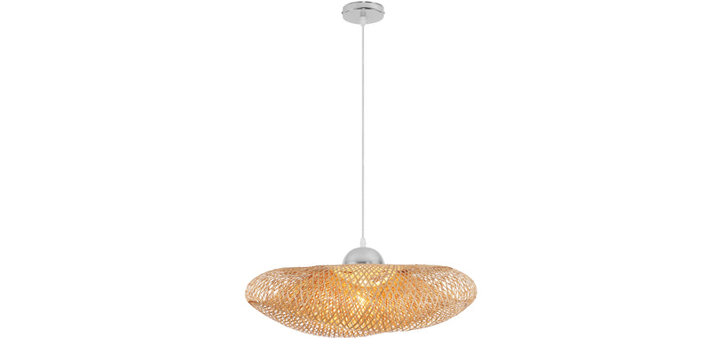 Lampe de plafond en bambou - Lampe suspendue au stile Boho Bali - Sam