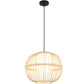 Lampa sufitowa z bambusa - Lampa wisząca w stylu Boho Bali - Kaula