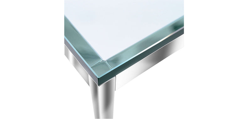 Table basse carrée - Verre - Konel