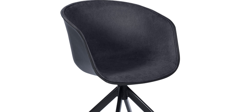 Chaise de bureau Jodie noire