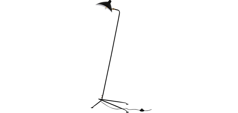 Lampadaire Noir - Lampe de Salon - Giorge