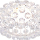 Lampe de plafond - Monture encastrée à boules de verre - 35cm - Savoni