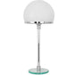 Nauhas Desk Lamp - Chrome Copper/Opal Glass - gallery 1