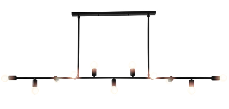 Lampe de plafond à barre - Lampe suspendue industrielle - Bolthor