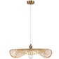 Lampa sufitowa z bambusa - Lampa wisząca w stylu Boho Bali - Bahati