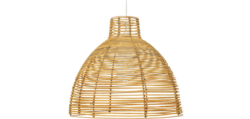 Lampe de plafond en rotin - Lampe suspendue de stile Boho Bali - Can