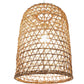 Lampe de plafond en rotin - Lampe suspendue stile Boho Bali - Lian