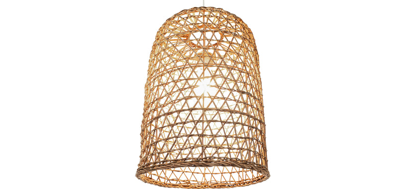 Lampe de plafond en rotin - Lampe suspendue stile Boho Bali - Lian