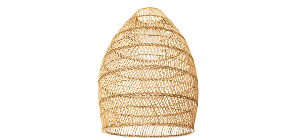 Hanging Lamp Boho Style Natural Rattan - 50 cm - Poung - gallery 2