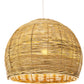 Lampe de plafond en rotin - Lampe suspendue stile Boho Bali - Paon