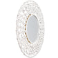 Wall Mirror - White Boho Bali Round Design (60 cm) - Lenai - gallery 2