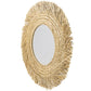 Wall Mirror - Round Boho Bali Design (60 cm) - Rewu