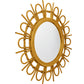 Wall Mirror - Boho Bali Round Design (60 cm) - Miu - gallery 2
