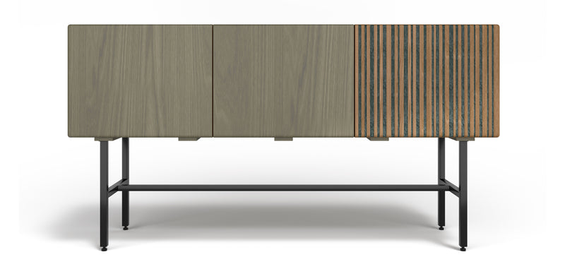 Buffet en Bois - Stile Vintage - 2 portes - Calabri