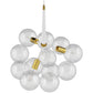 Lampe de plafond avec des boules en verre - Lampe suspendue design - Glaub