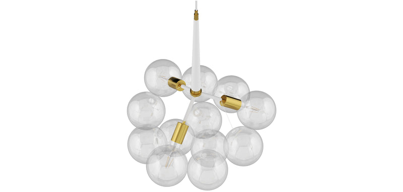 Lampe de plafond avec des boules en verre - Lampe suspendue design - Glaub